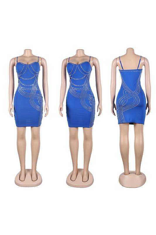 Hugging Dress Body-hugging Dress with Elegant Details