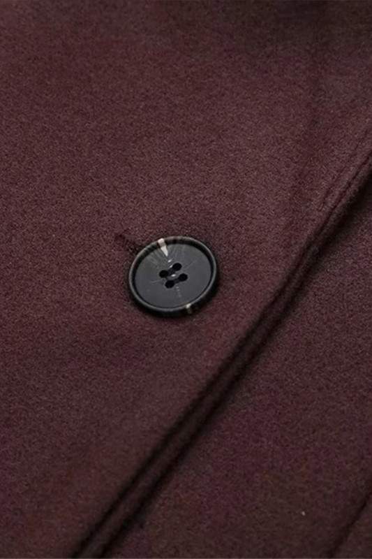 LONGLINE WOOL BLEND COAT