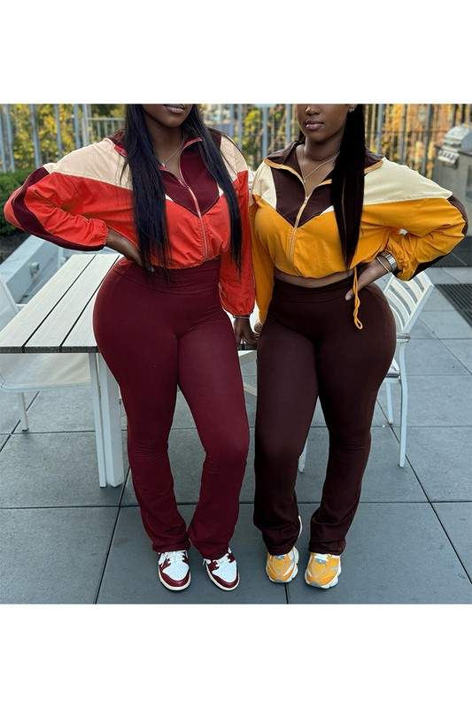 WORKOUT TIGHTS TRACKSUIT SET