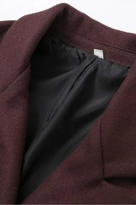 LONGLINE WOOL BLEND COAT