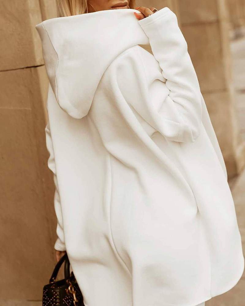 NEW Long Sleeve Casual Hooded Sweatshirt