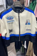 FAUX LEATHER CROP JACKET
