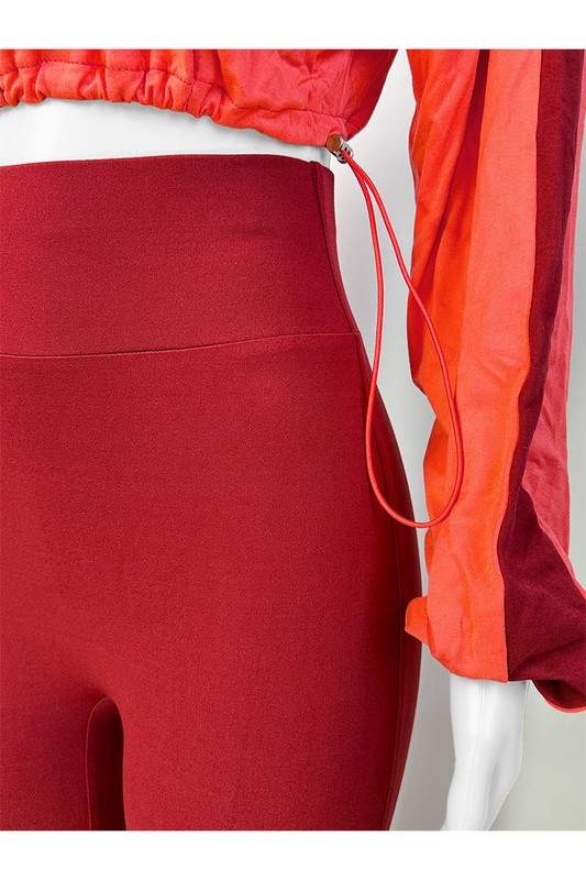 WORKOUT TIGHTS TRACKSUIT SET
