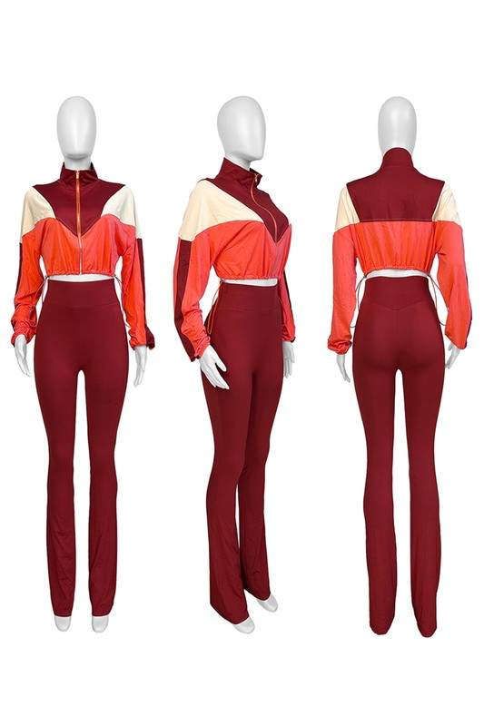 WORKOUT TIGHTS TRACKSUIT SET