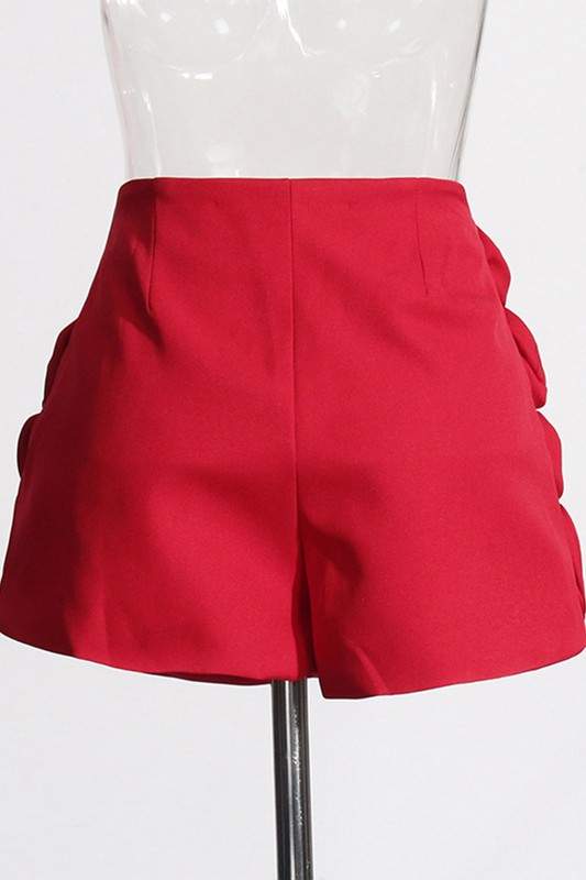 3D FLORAL MINI SKIRT