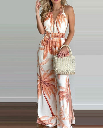 Backless Maxi Dress for Summer Parties