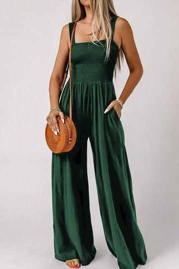SOLID TANK JUMPSUIT