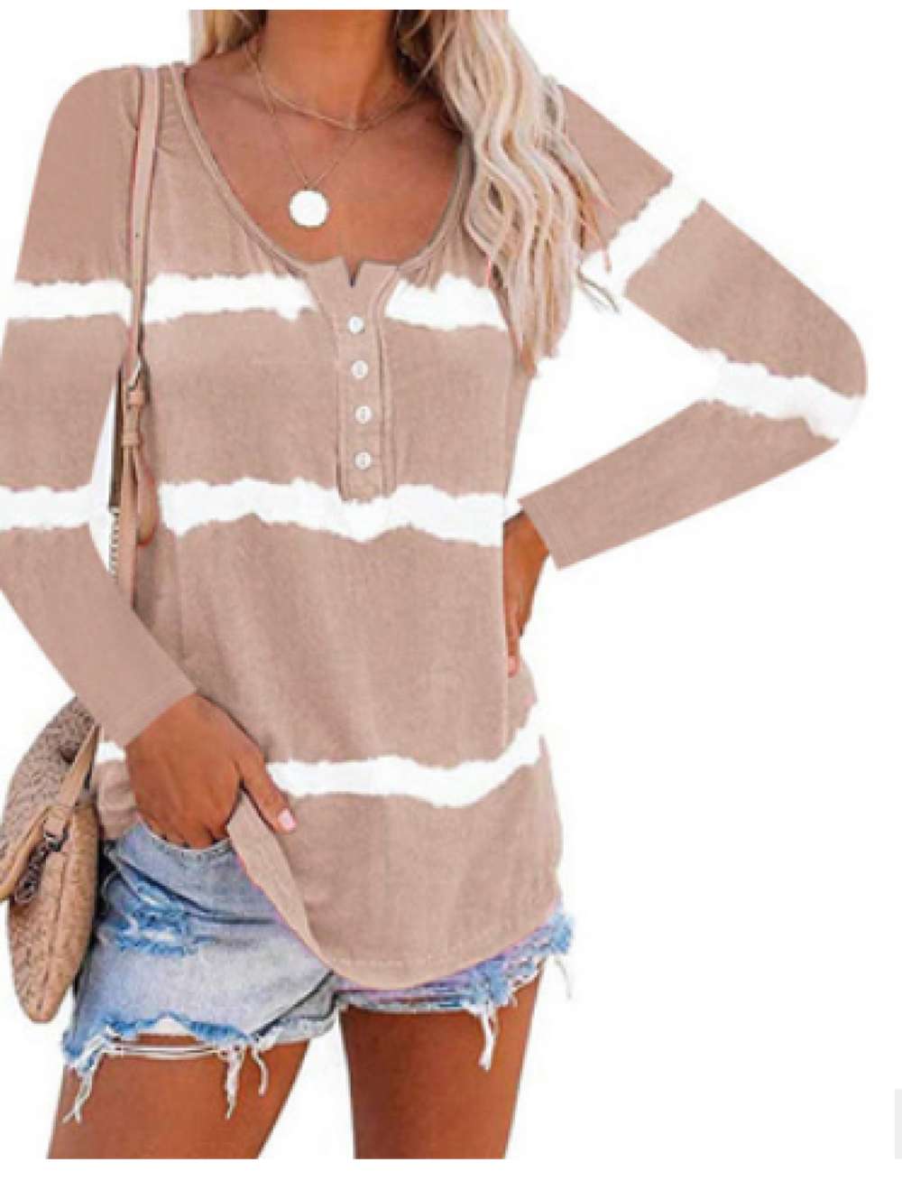 Casual Henley Top, Relaxed Fit Shirt