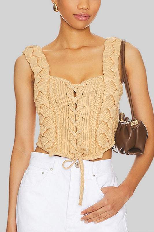KNITTED TANK TOP
