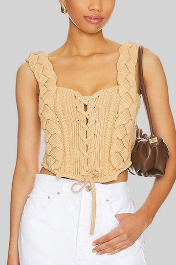 KNITTED TANK TOP