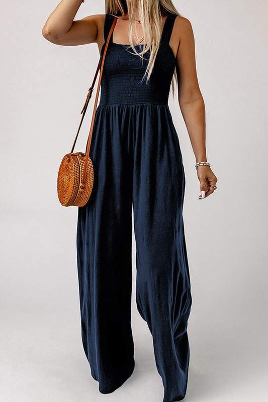 SOLID TANK JUMPSUIT