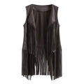  TASSEL VEST SLEEVELESS CARDIGAN TRENDY