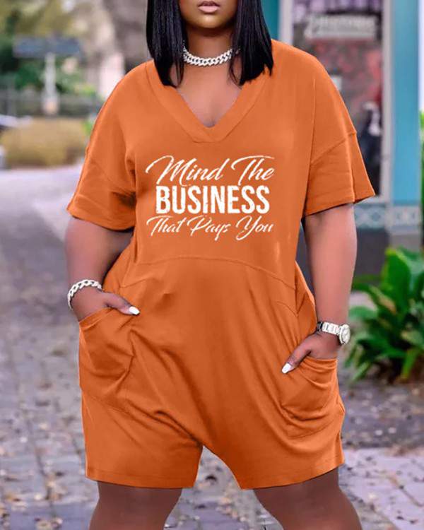 Comfortable Plus Size Romper Dress