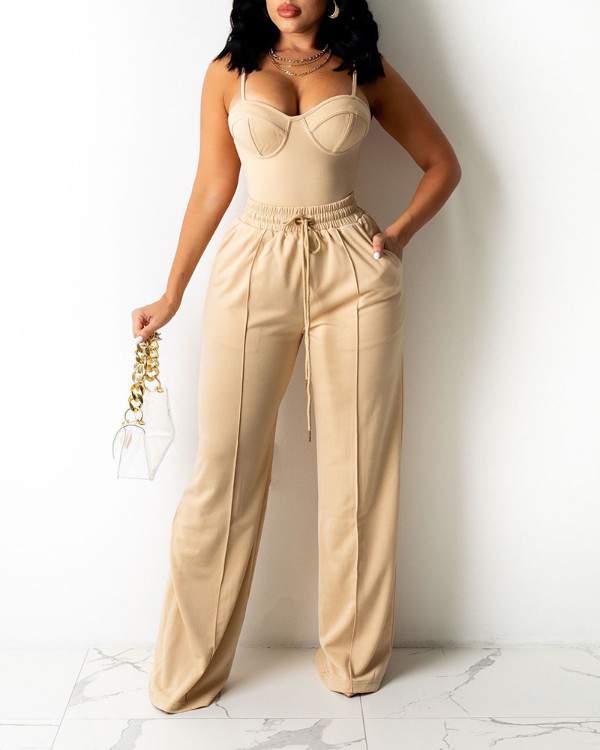 Loungewear Glam: Jumpsuit & High-Waisted Pants