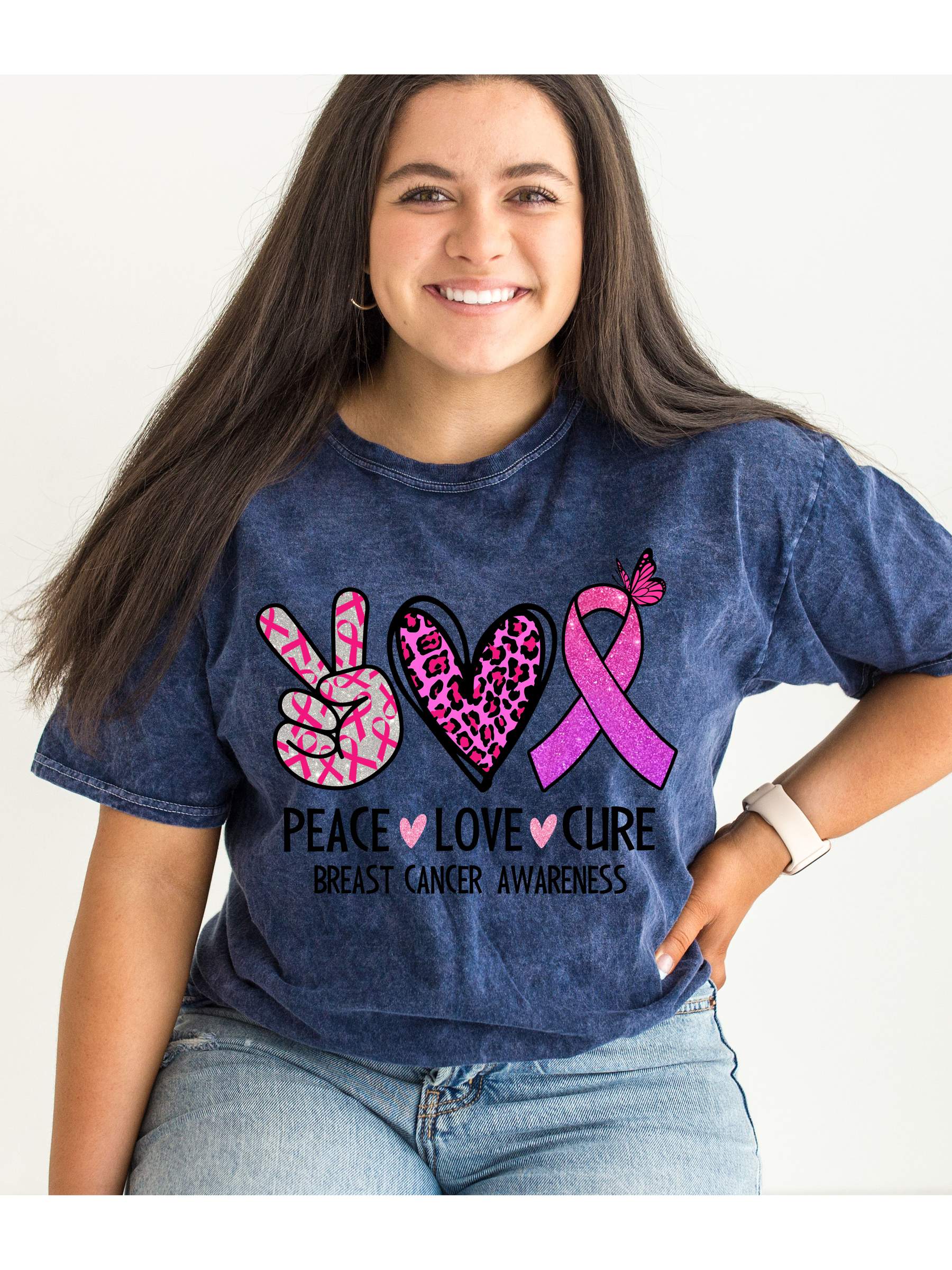 Peace love cure GRAPHIC TEE T-SHIRTS