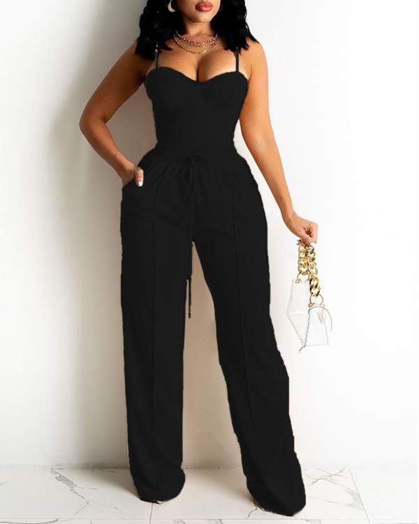 Loungewear Glam: Jumpsuit & High-Waisted Pants