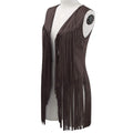  TASSEL VEST SLEEVELESS CARDIGAN TRENDY