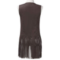  TASSEL VEST SLEEVELESS CARDIGAN TRENDY
