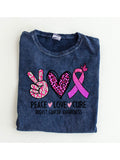 Peace love cure GRAPHIC TEE T-SHIRTS