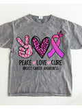 Peace love cure GRAPHIC TEE T-SHIRTS