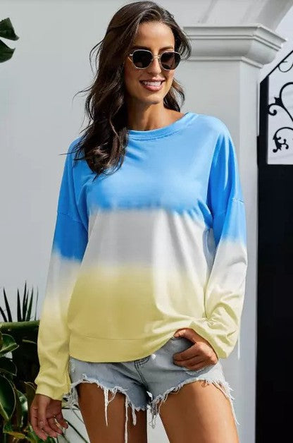 Women's Soft Fabric Sweatshirt, Trendy Knit