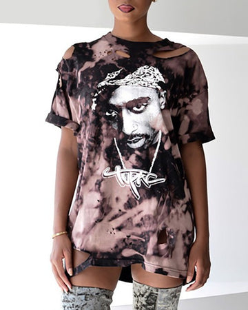 Retro Oversized Streetwear Tee