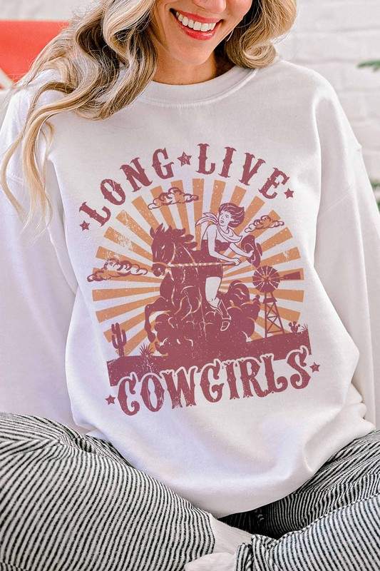 Long Live Cowgirls Graphic Sweatshirt