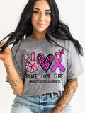 Peace love cure GRAPHIC TEE T-SHIRTS