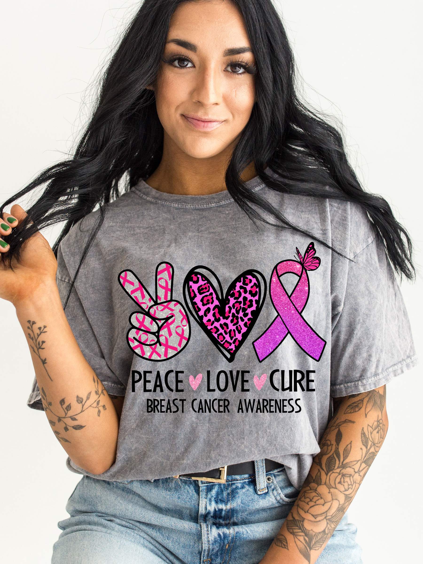 Peace love cure GRAPHIC TEE T-SHIRTS