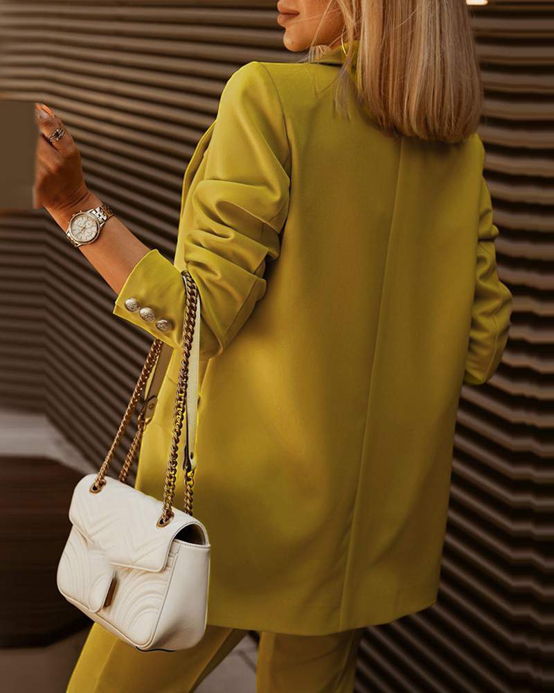 Oversized Blazer and Chic Outerwear Set