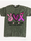 Peace love cure GRAPHIC TEE T-SHIRTS
