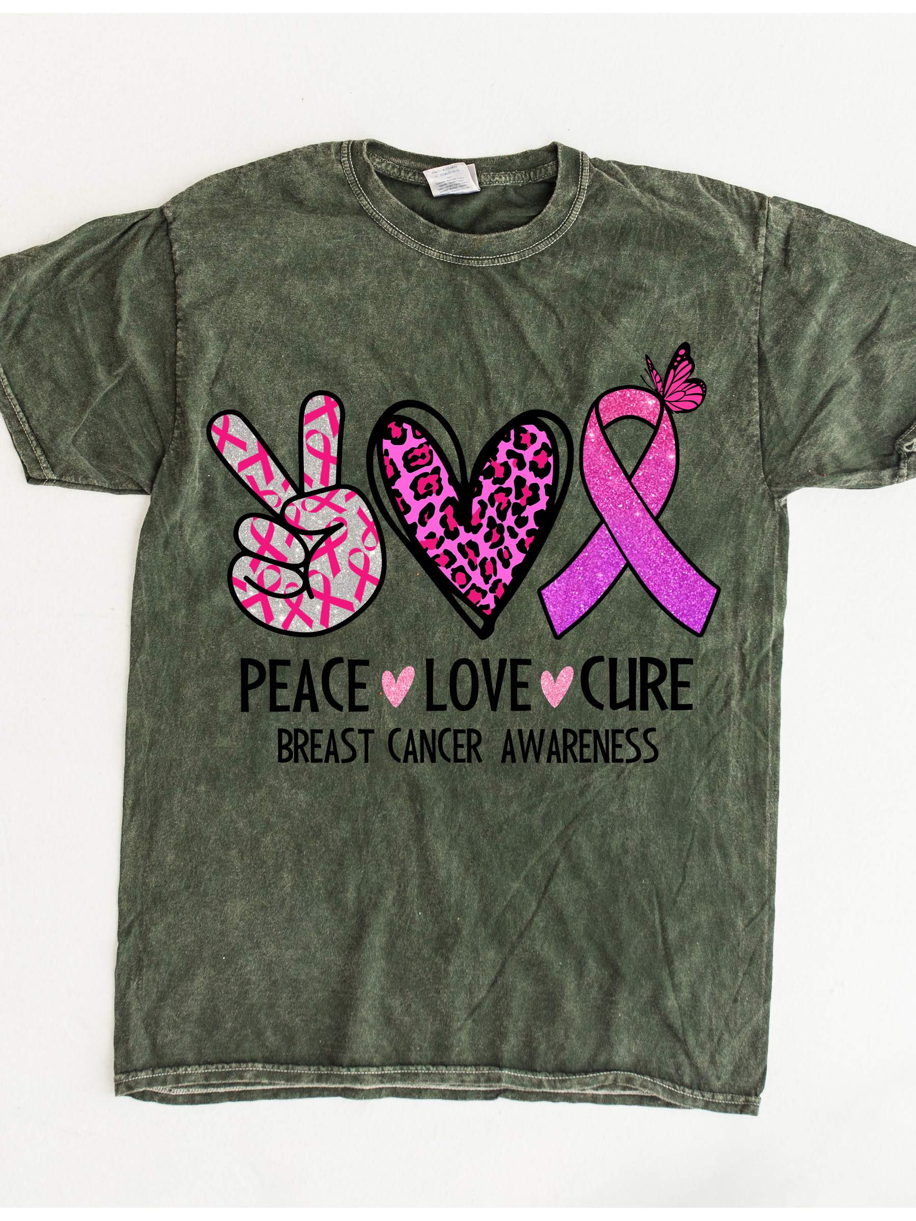 Peace love cure GRAPHIC TEE T-SHIRTS