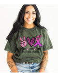 Peace love cure GRAPHIC TEE T-SHIRTS