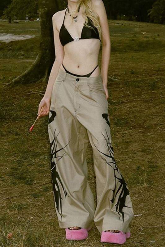 GRAPHIC CASUAL LONG PANTS