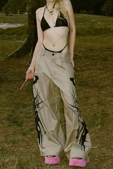 GRAPHIC CASUAL LONG PANTS