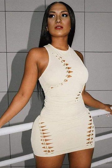 BRAIDED TANK AND SKIRT SET