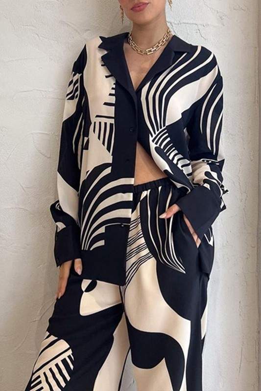 GRAPHIC SHIRT AND PANTS SET