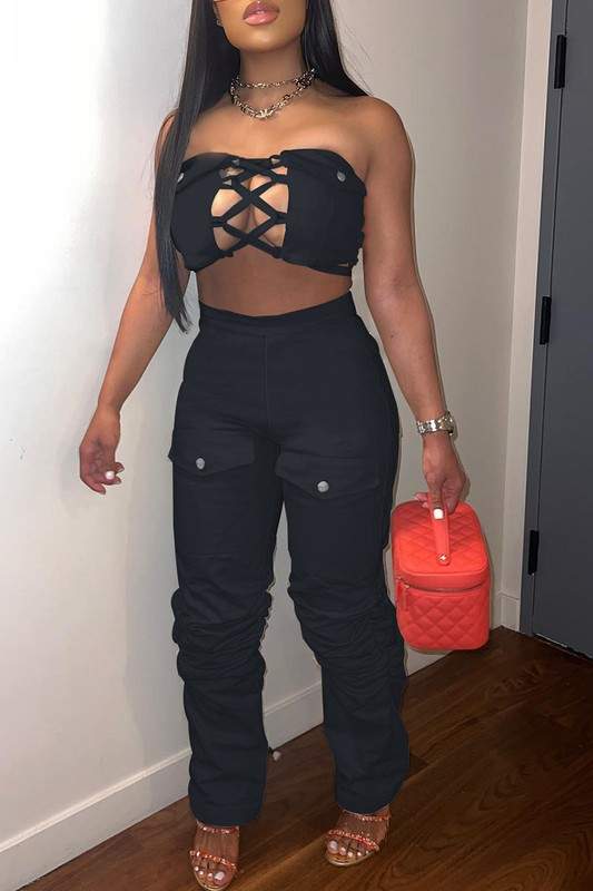 TUBE AND PANTS SET