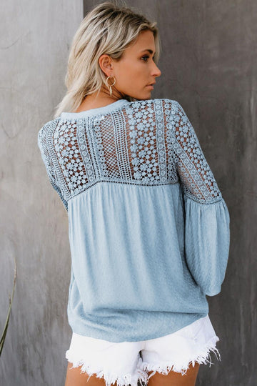 Breezy Summer Long Sleeve Blouse