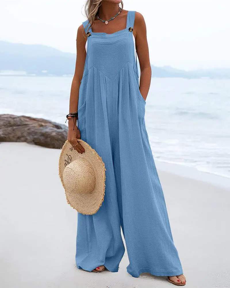 Versatile Maxi Overall Dress