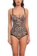 LEOPARD PRINT CAMISOLE BODYSUIT TOP