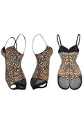 LEOPARD PRINT CAMISOLE BODYSUIT TOP