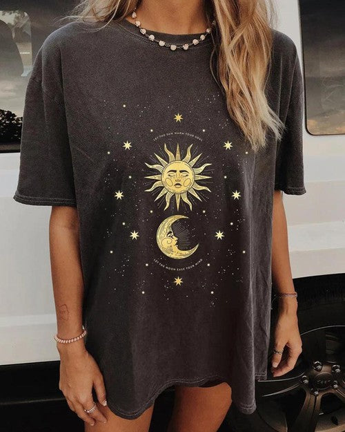 Soft Cotton Sun and Moon Shirt