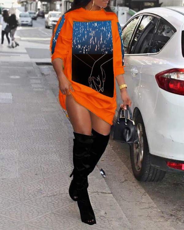 Graphic Dress, Comfortable Casual Wear for All