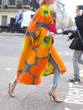 SPRING SPOTLONG BELL SLEEVE COAT LOOSE WINDBREAKER WOMEN
