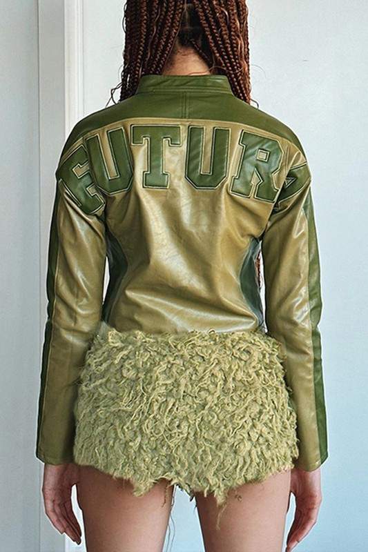 FURRY MINI SKIRT SET