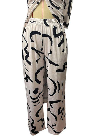 MAXI LONG SHIRT AND PANTS SET