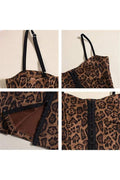 LEOPARD PRINT CORSET CAMI TOP