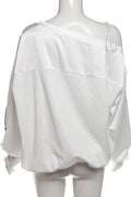 STAR ATHLETE OFF SHOULDER SWEATSHIRT