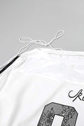 STAR ATHLETE OFF SHOULDER SWEATSHIRT
